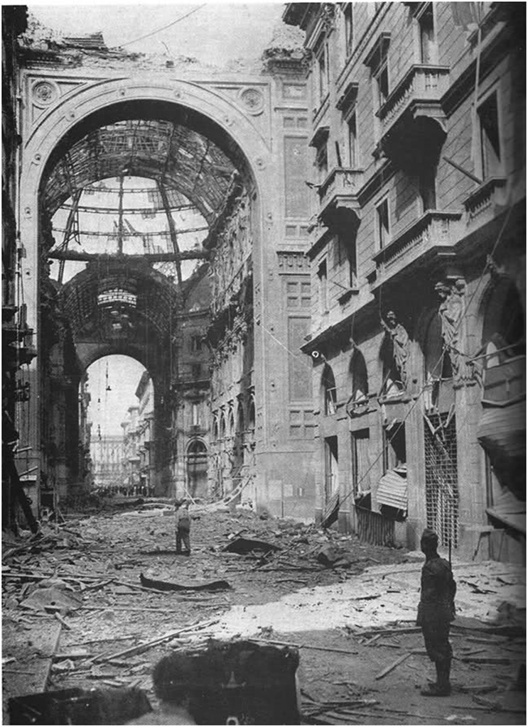Galleria Vittorio Emanuele II, August 1943